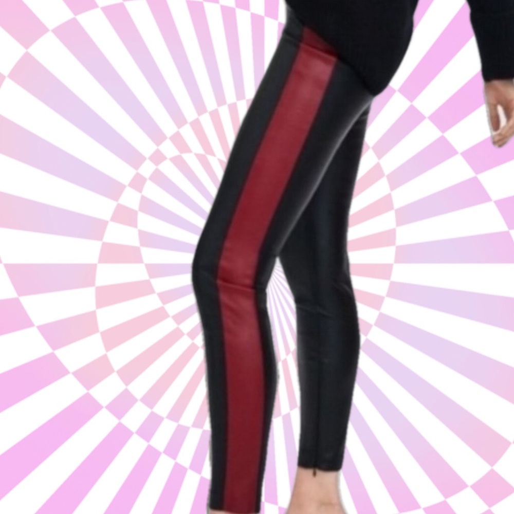 Zara faux leather leggings